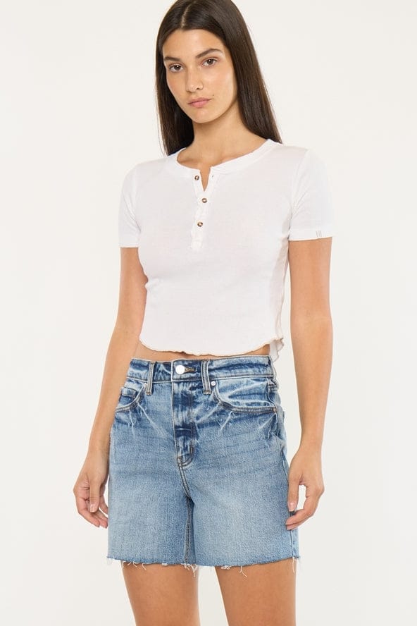 June 90's High Rise Jean Shorts