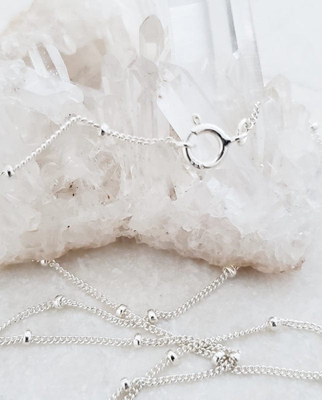 Sosie Designs Sosie Designs Sterling Silver 16" and 18" Satellite Beaded Chain Necklace - Little Miss Muffin Children & Home