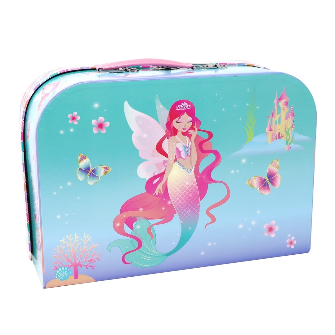 Pink Poppy Shimmering Mermaid 6 Piece Kids Baking Set & Carry Case