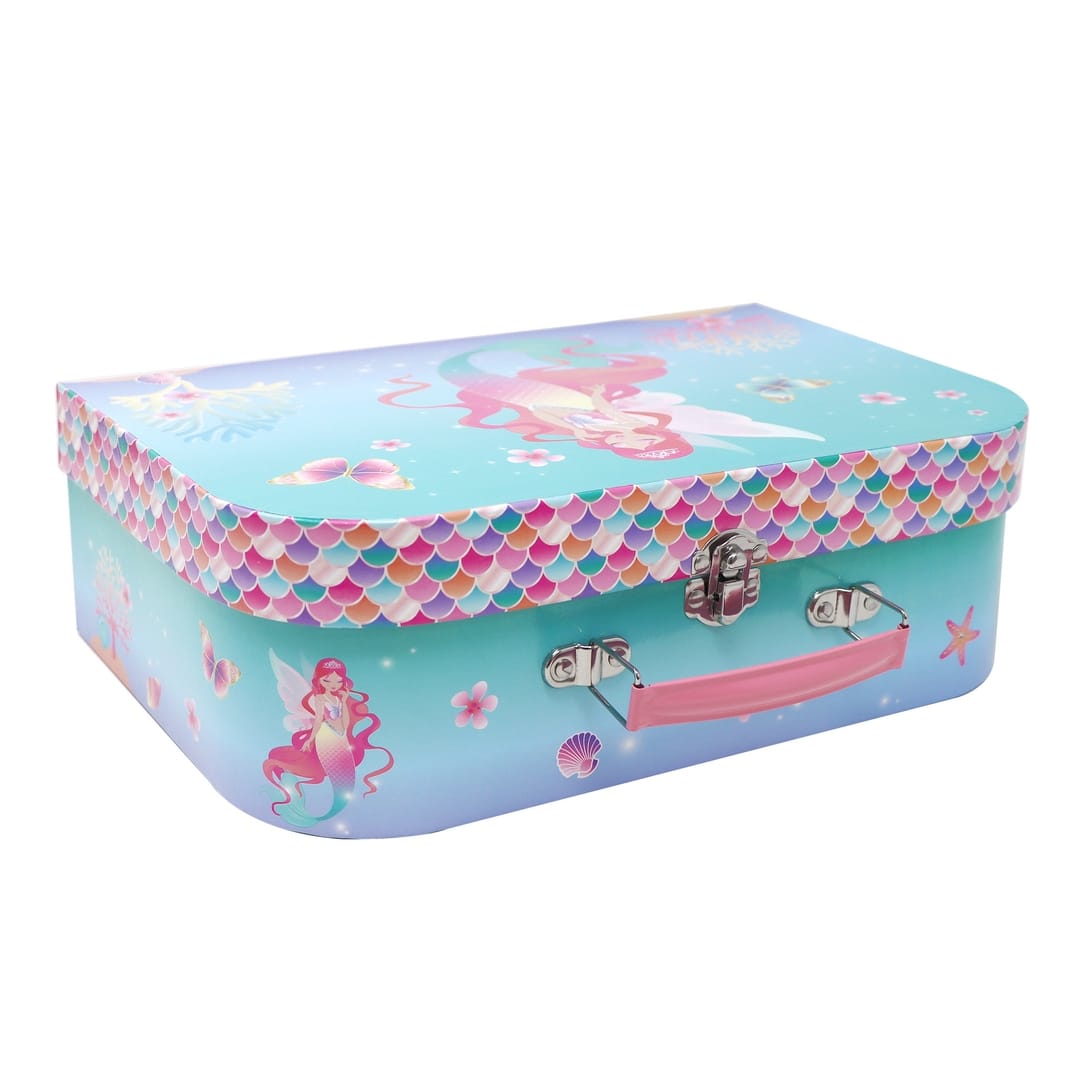 Pink Poppy Shimmering Mermaid 6 Piece Kids Baking Set & Carry Case