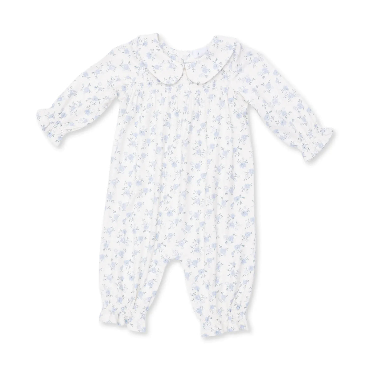 Rose Briar Smocked Long Sleeve Romper