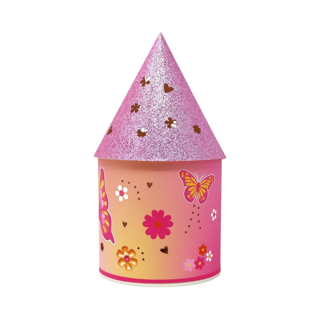 Pink Poppy Vibrant Vacation Color Changing LED Lantern