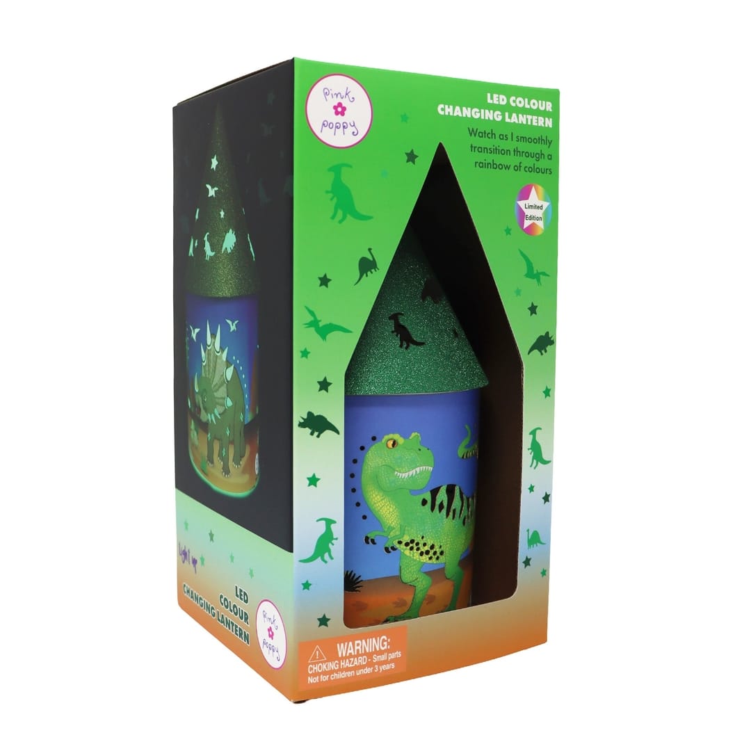 Pink Poppy Dinosaur Adventure Lantern