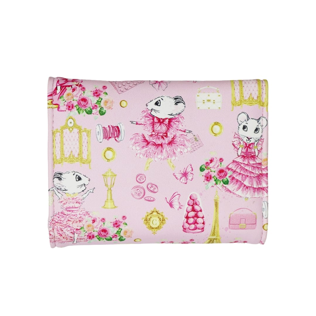 Pink Poppy Claris the Chicest Mouse in Paris Wallet