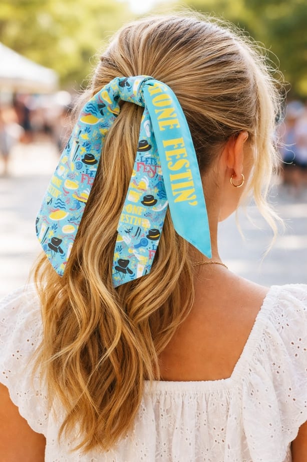 Silk Gone Festin Twilly Scarf