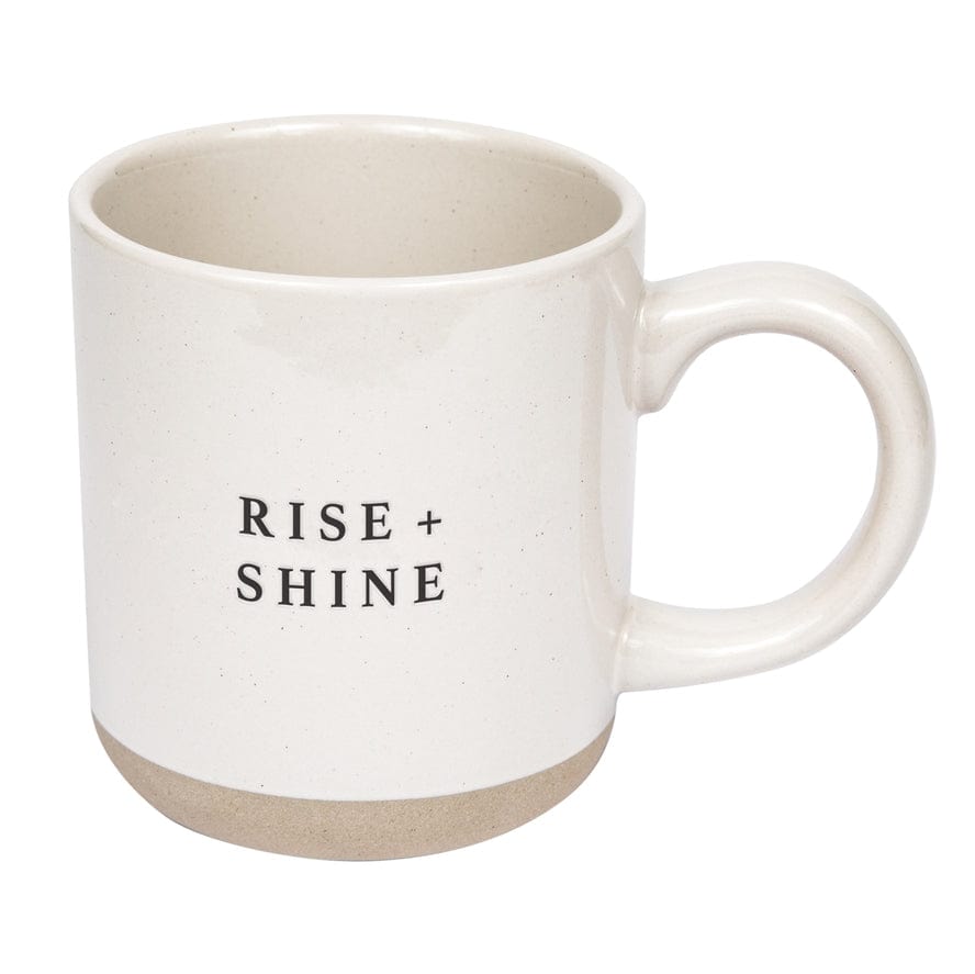 Sweet Water Decor Sweet Water Decor CM097 Rise + Shine 14oz Stoneware Style Coffee Mug - Little Miss Muffin Children & Home