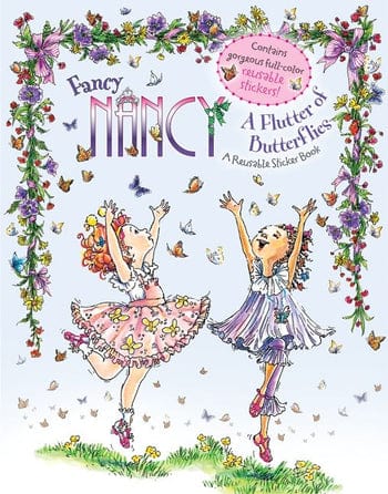 Harper Collins Publishers Fancy Nancy: A Flutter of Butterflies Reusable Sticker Book - Little Miss Muffin Children & Home