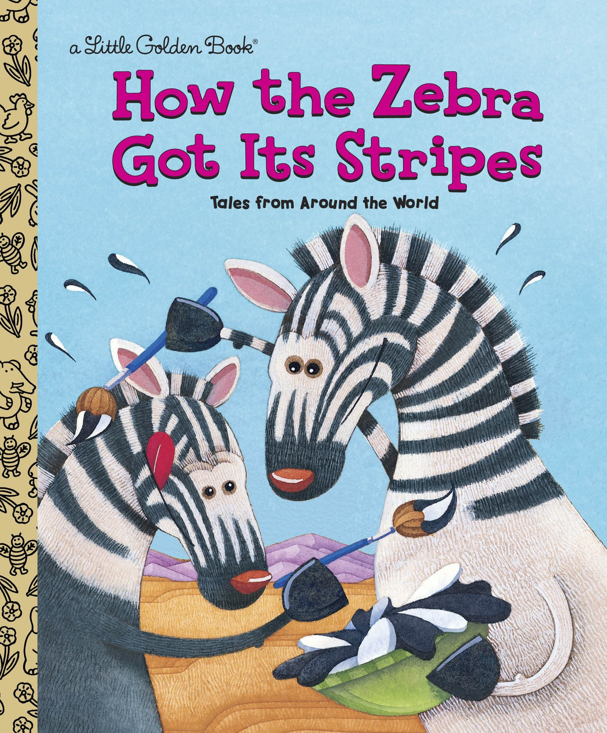 How The Zebra Got It's Stripes a Little Golden Book