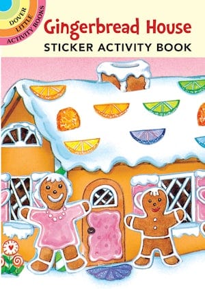 ginger bread house sticker book
