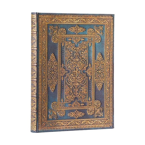 Hachette Book Group Paperblanks Blue Luxe Luxe Design Hardcover Journal - Little Miss Muffin Children & Home