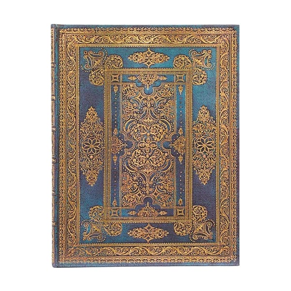 Hachette Book Group Paperblanks Blue Luxe Luxe Design Hardcover Journal - Little Miss Muffin Children & Home