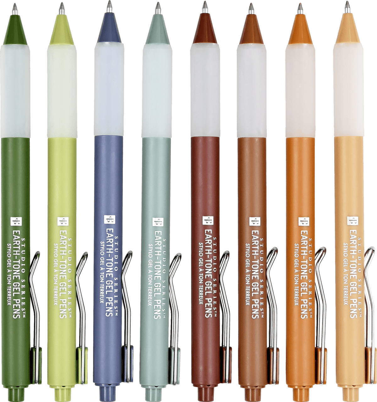 Peter Pauper Press Peter Pauper Press Earth-Tone Smooth Writing Gel Pens (Set of 8) - Little Miss Muffin Children & Home