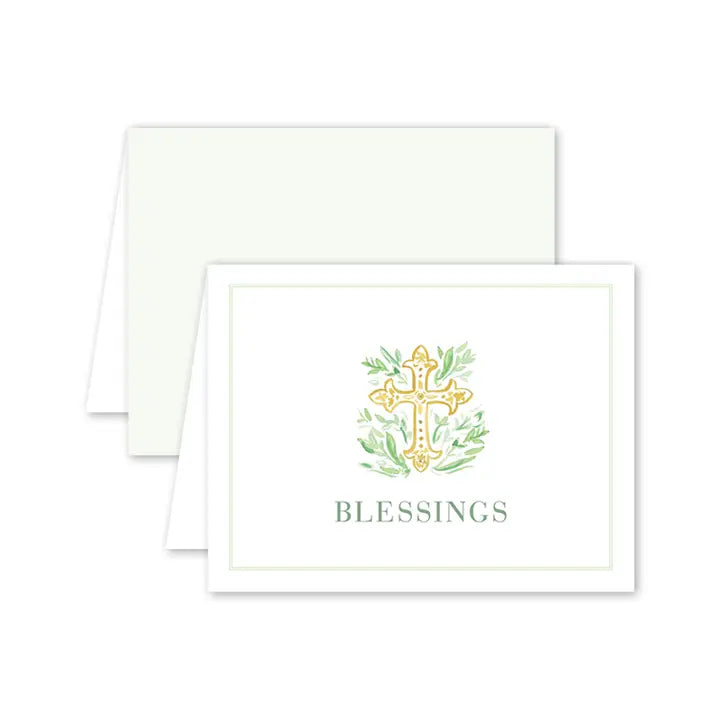 Cross Green Blessings, Single Card