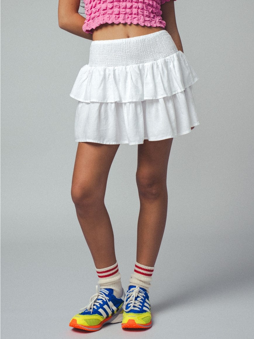 Urban Daizy Urban Daizy Tiered Ruffle Smocked Waist Skirt - Little Miss Muffin Children & Home