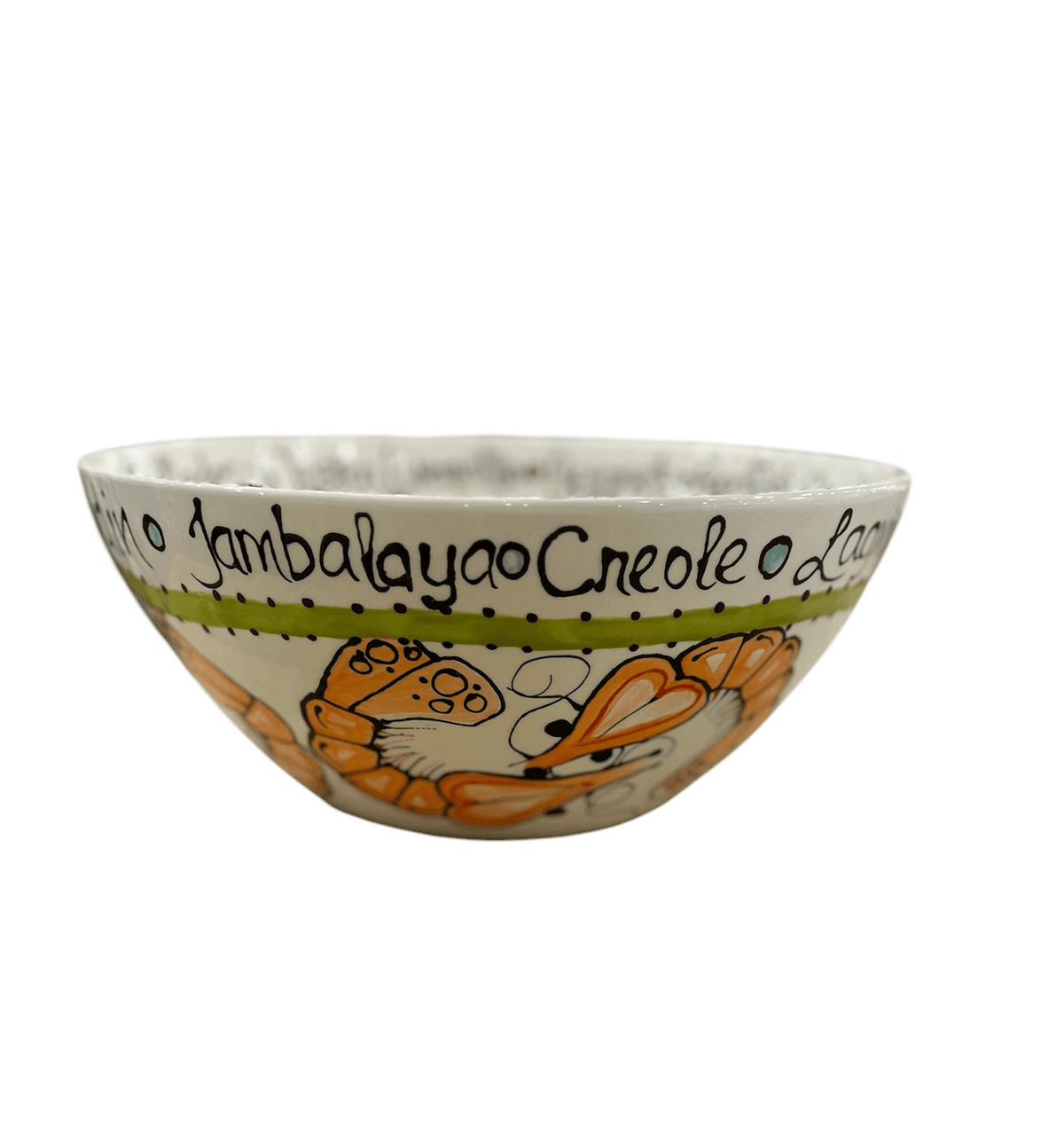 Jan Salzer Art Jan Salzer Shrimp Double Sided Bowl - Little Miss Muffin Children & Home