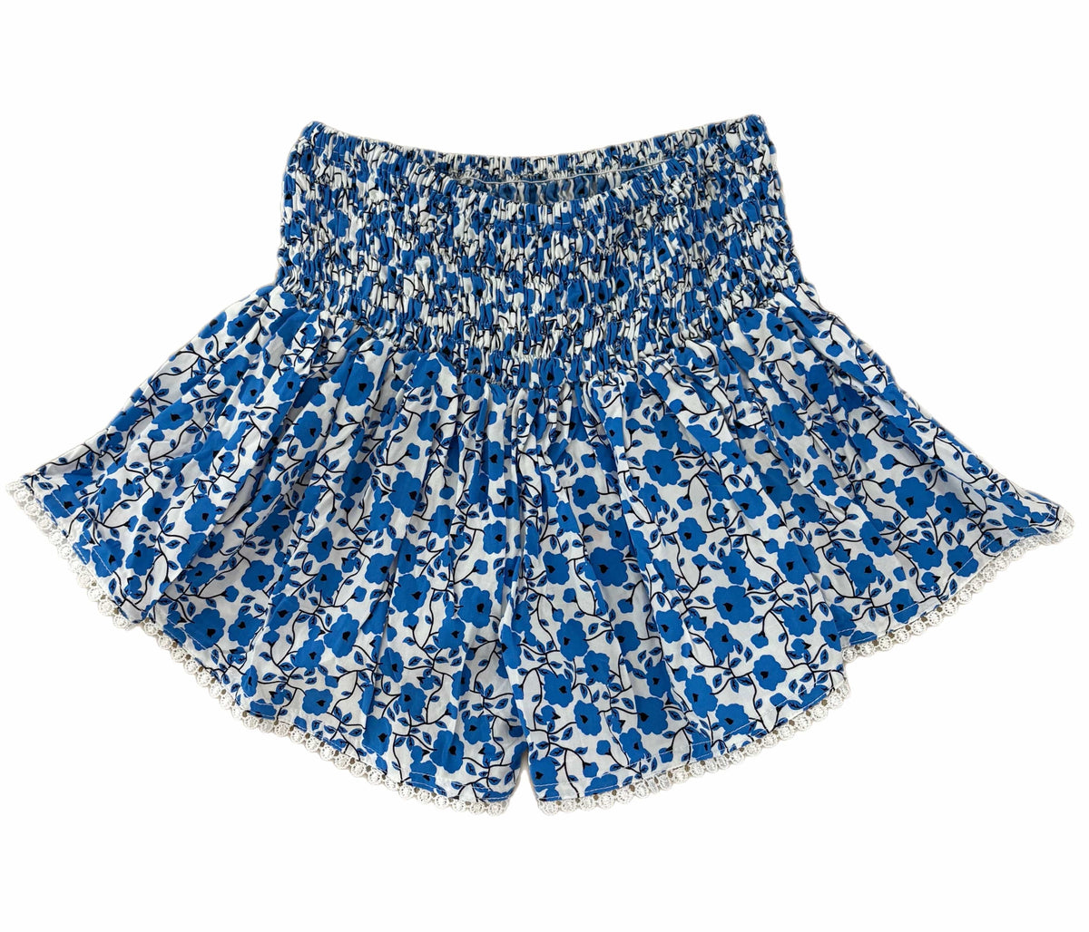 Blueberry Ditzy Smock Short