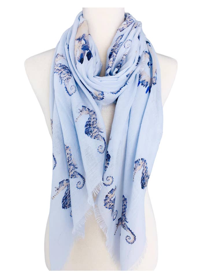 JC Sunny Fashion JC Sunny Seahorses Scarf - Little Miss Muffin Children & Home