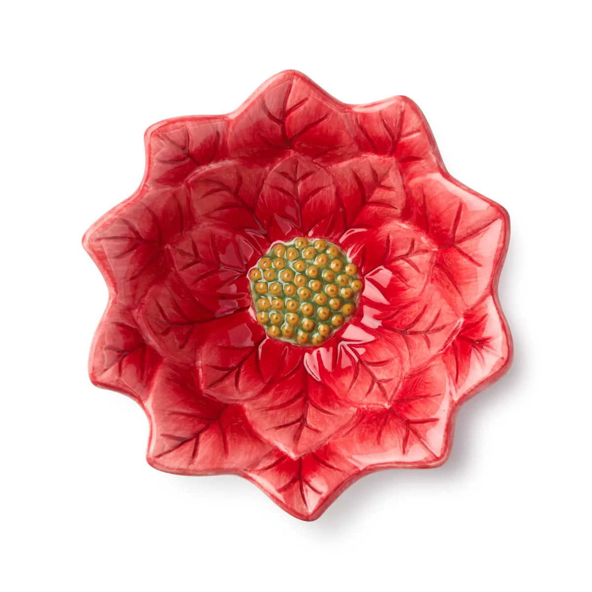 Winter Blooms 3D Poinsettia Ice Cream Bowl
