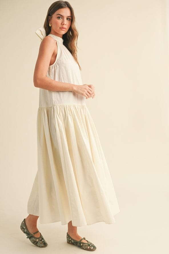 Miou Muse Sleeveless Halter Neck Maxi Dress - Little Miss Muffin Children & Home