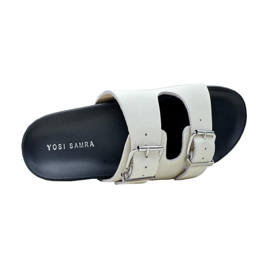 Yosi Samra Maya Footbed Sandal in Bone Leather - Little Miss Muffin Children & Home