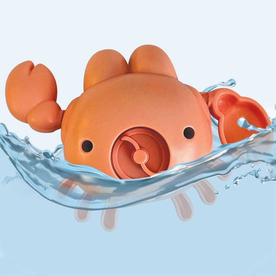 Little Hippo Books Bath Time for Little Crab - Children's Waterproof Hand Puppet Book and Swimming Toy - Little Miss Muffin Children & Home