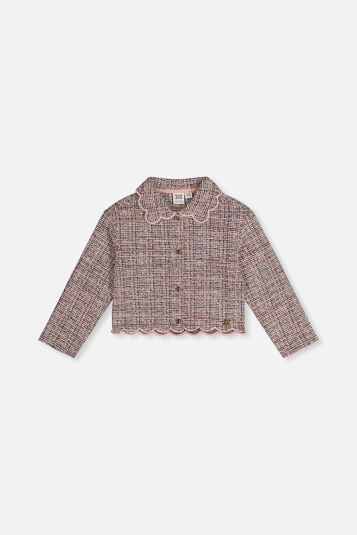 Jacquard Multico Short Jacket