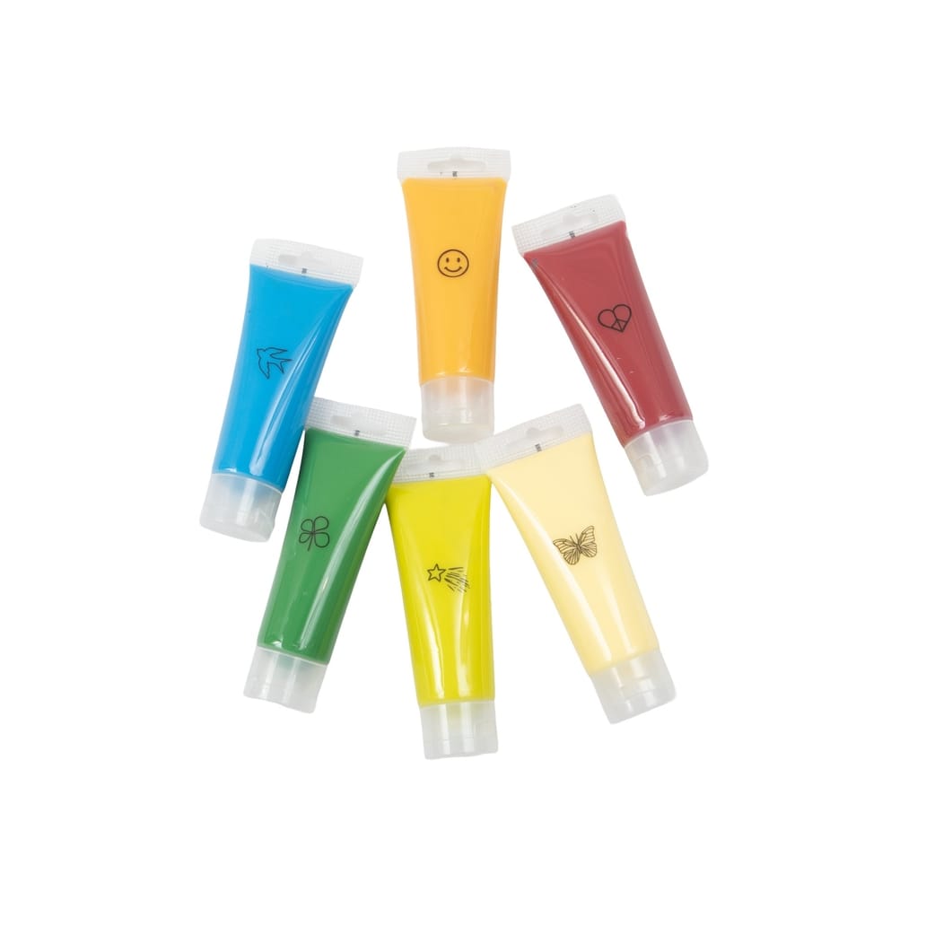 Sugarboo Washable Finger Paint Set 6 Colors