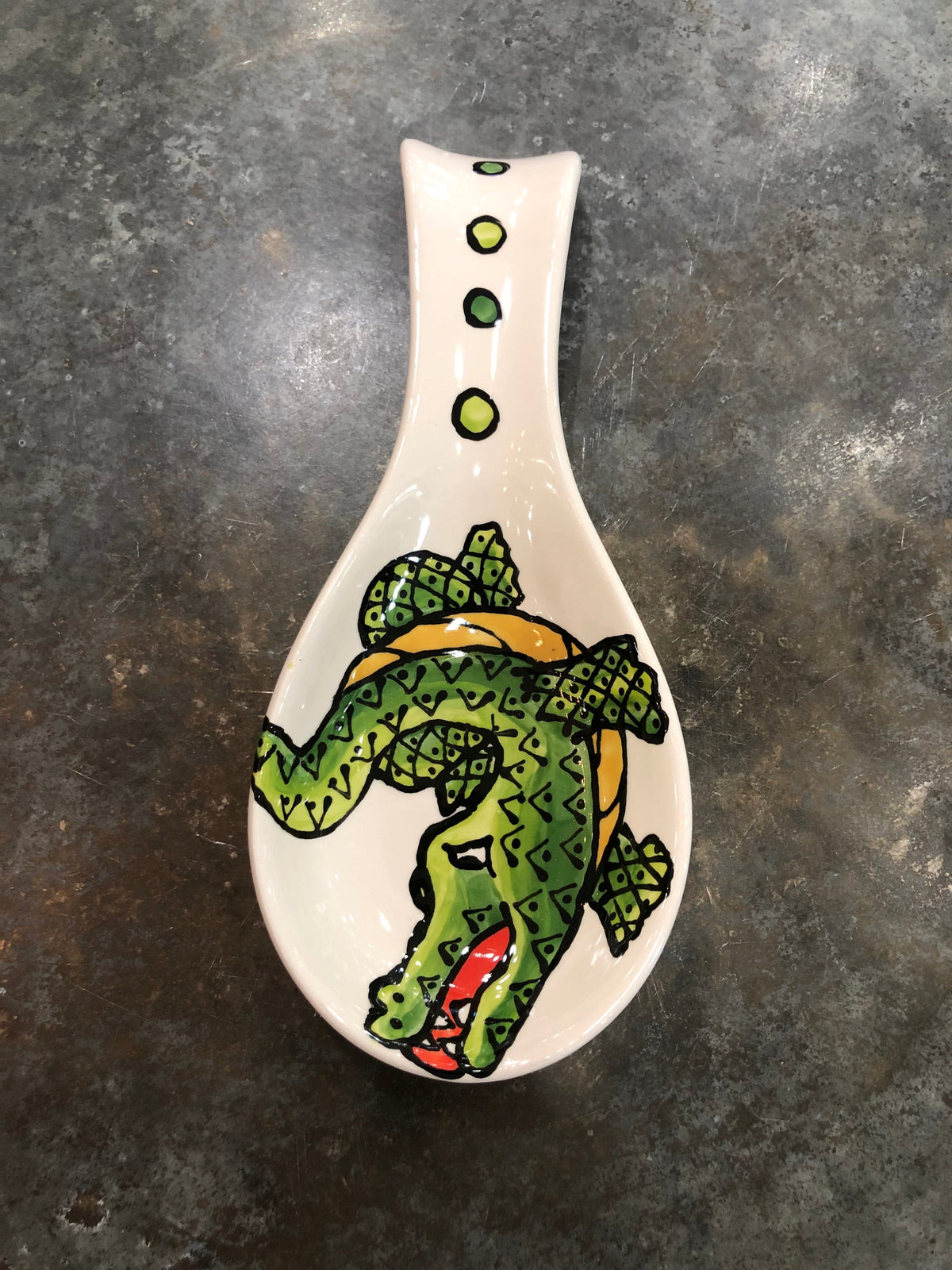 Alligator Spoon Rest