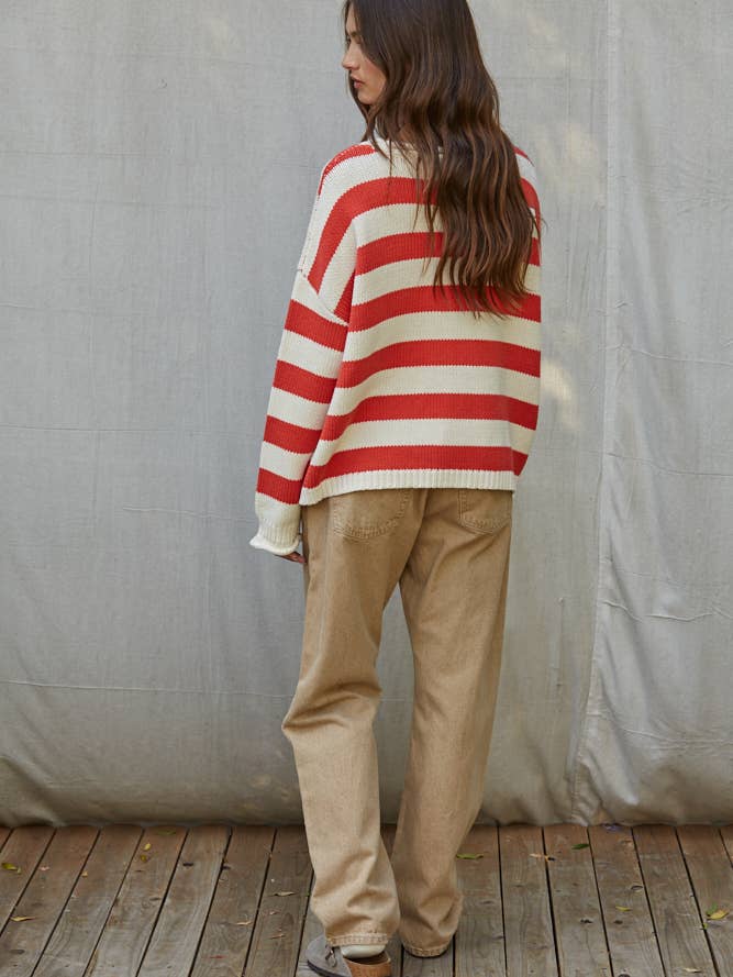 American Flag Knit Sweater
