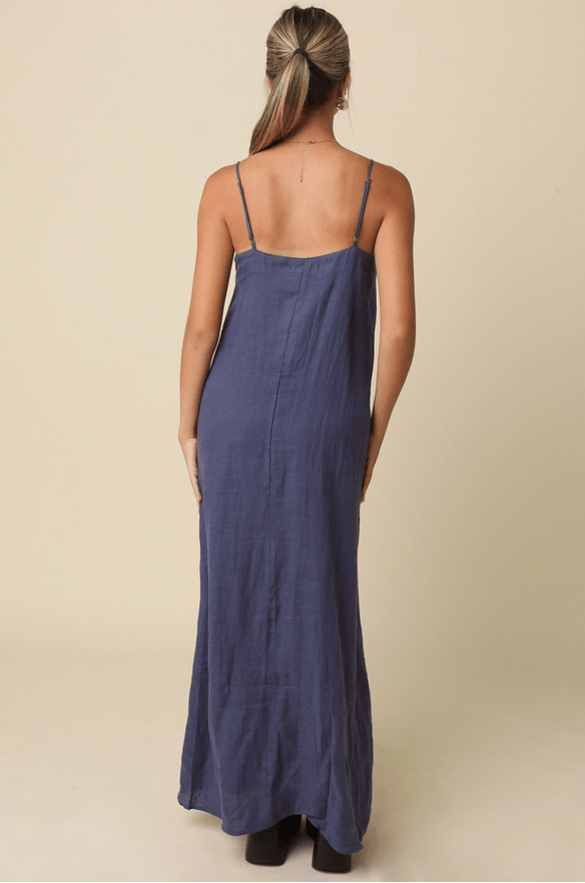 Anna Cami Maxi Linen Dress, 2 Colors Available