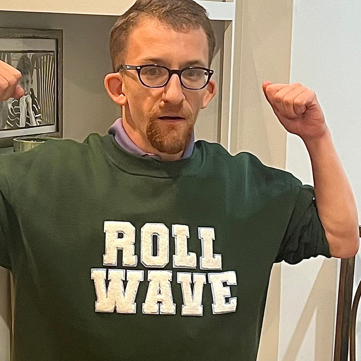 Whereable Art Whereable Art Varsity "ROLL WAVE" Sweatshirt - Little Miss Muffin Children & Home