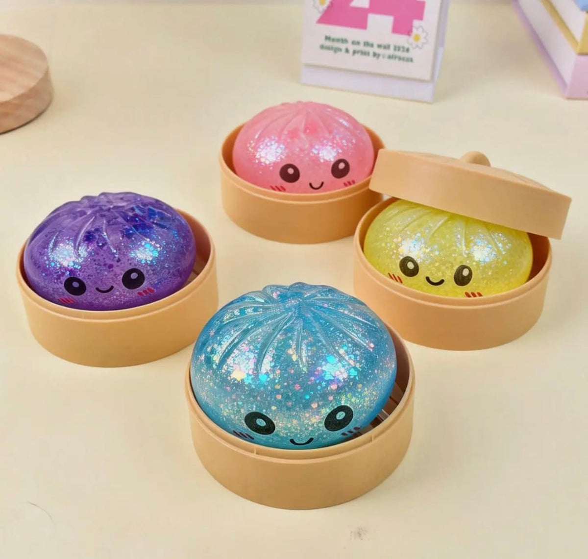 Assorted Mystery Squishy Dumpling Stress Relief Toy