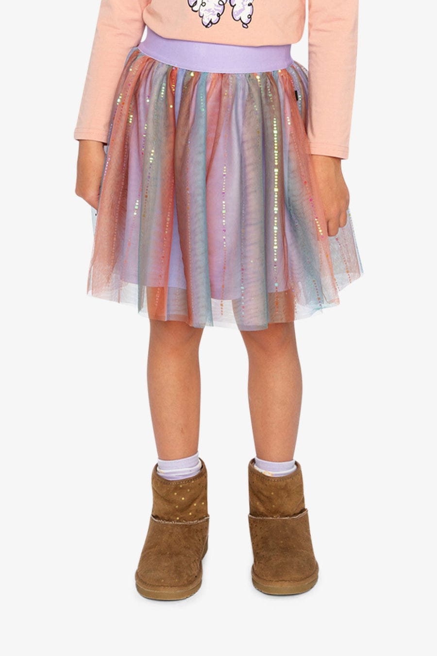 Printed Multi Gradient Skirt
