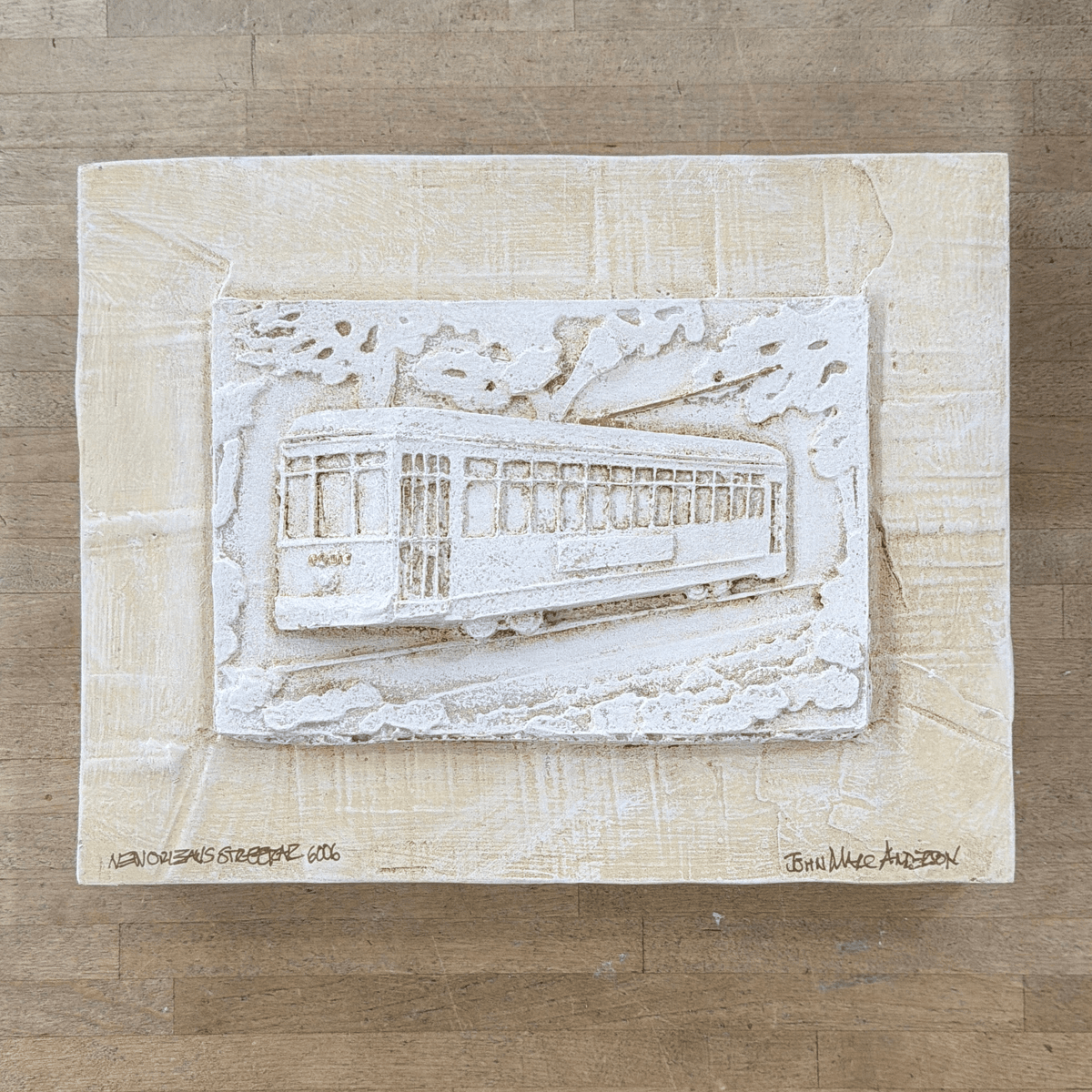 Cream Streetcar Panel 10x13