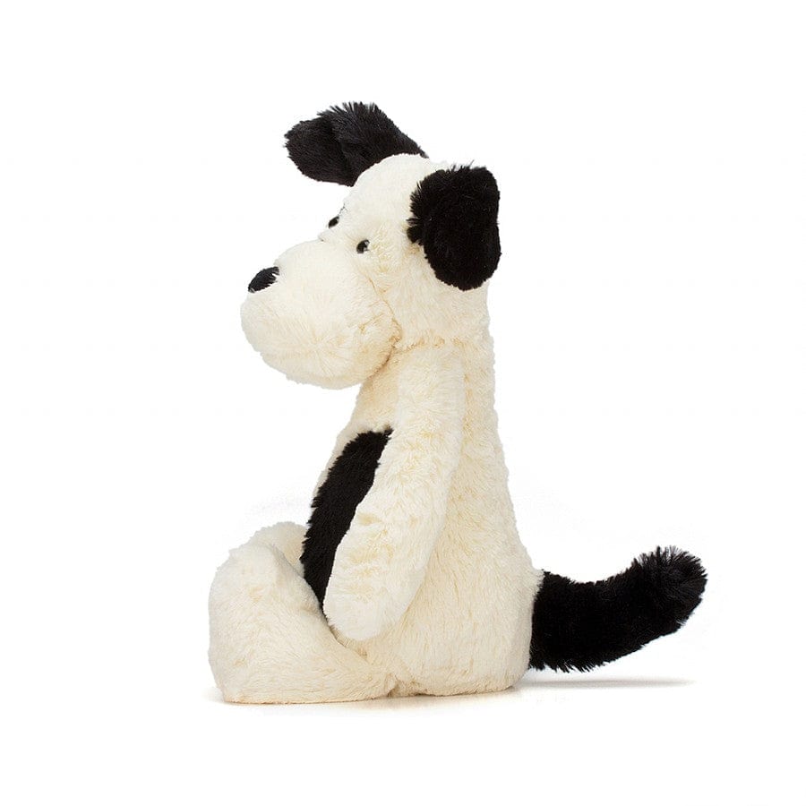 Jellycat Jellycat Bashful Black & Cream Puppy Plush - Little Miss Muffin Children & Home