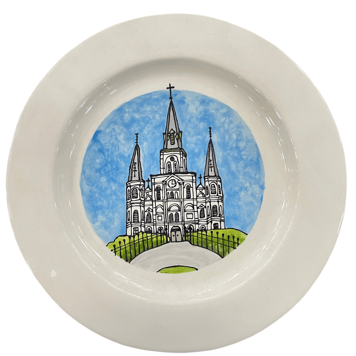 Jan Salzer Art Jan Salzer Cathedral Platter - Little Miss Muffin Children & Home