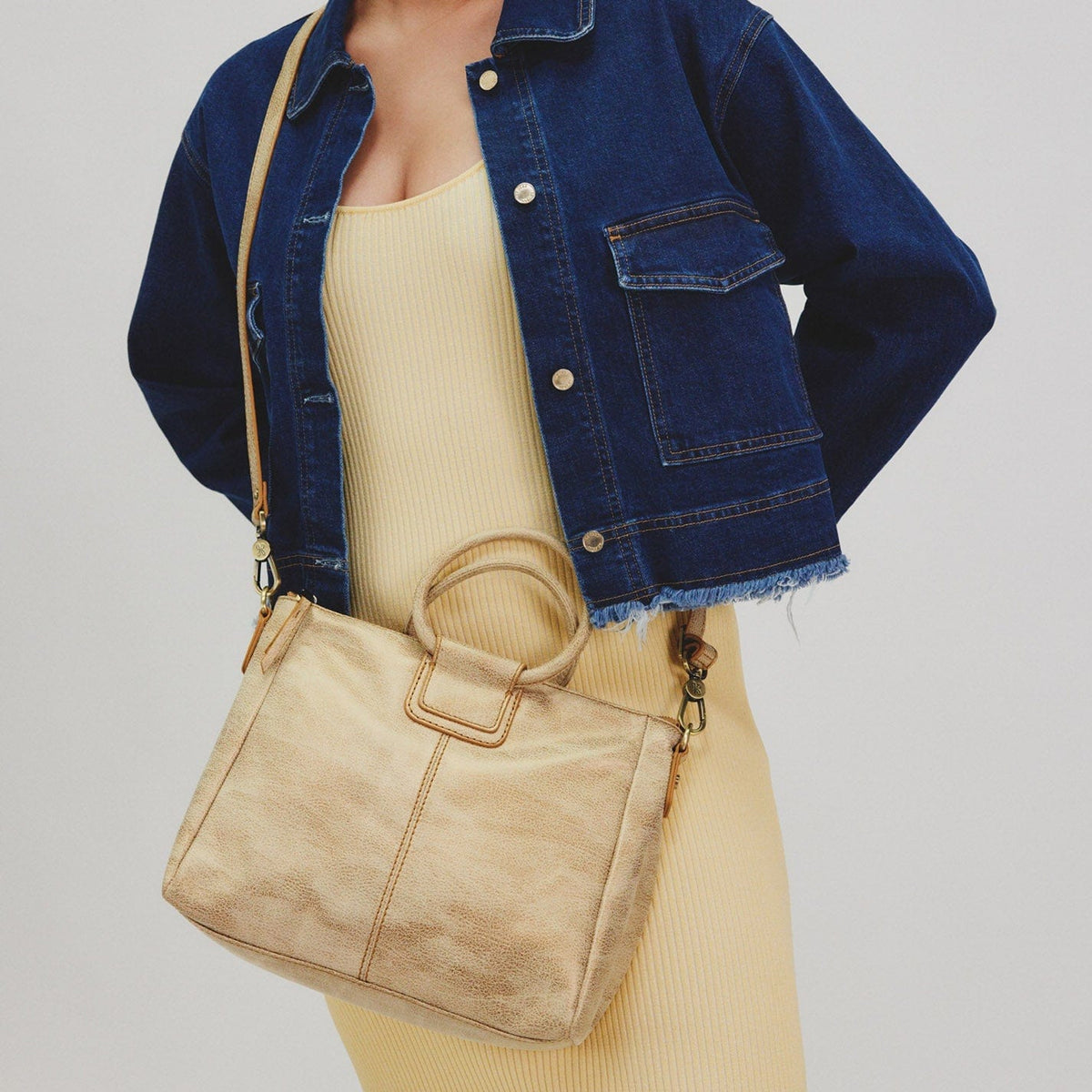 Hobo Hobo Sheila Medium Satchel in Metallic Leather - Little Miss Muffin Children & Home