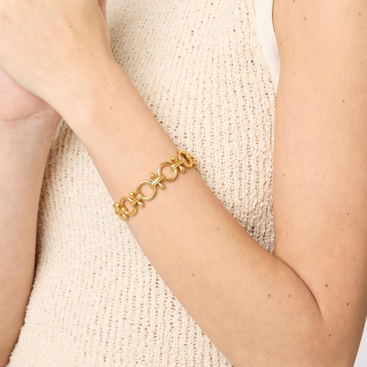 Julie Vos Julie Vos Bamboo Link Bracelet Gold - Little Miss Muffin Children & Home
