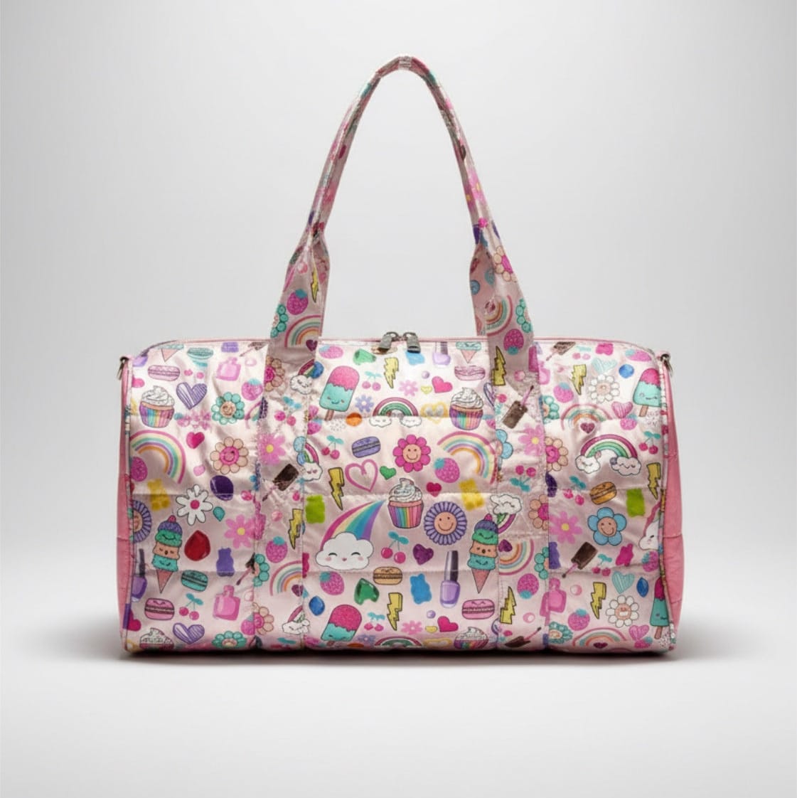 Bari Lynn Rainbow Duffle Bag for Girls – Bold & Colorful
