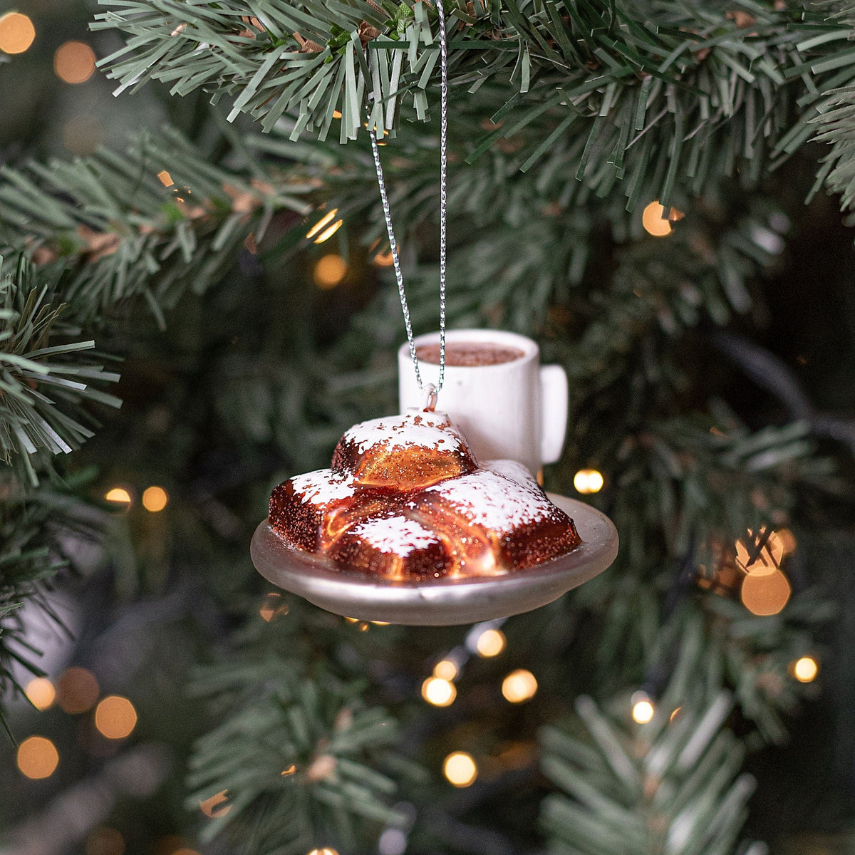 The Parish Line The Parish Line Coffee & Beignet Ornament - Little Miss Muffin Children & Home
