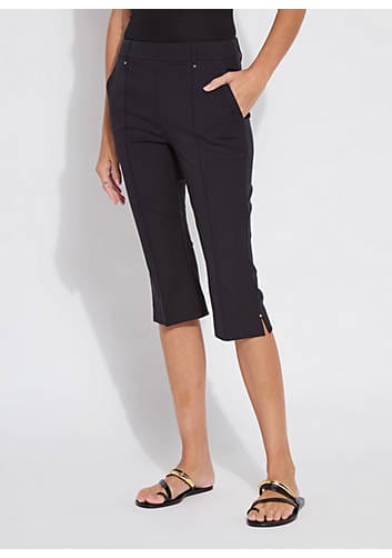 Amanda Capri Pant in Black by Lysse