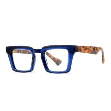 Blake Navy Blue Front Tortoise Arms Blue Light Blocking Readers