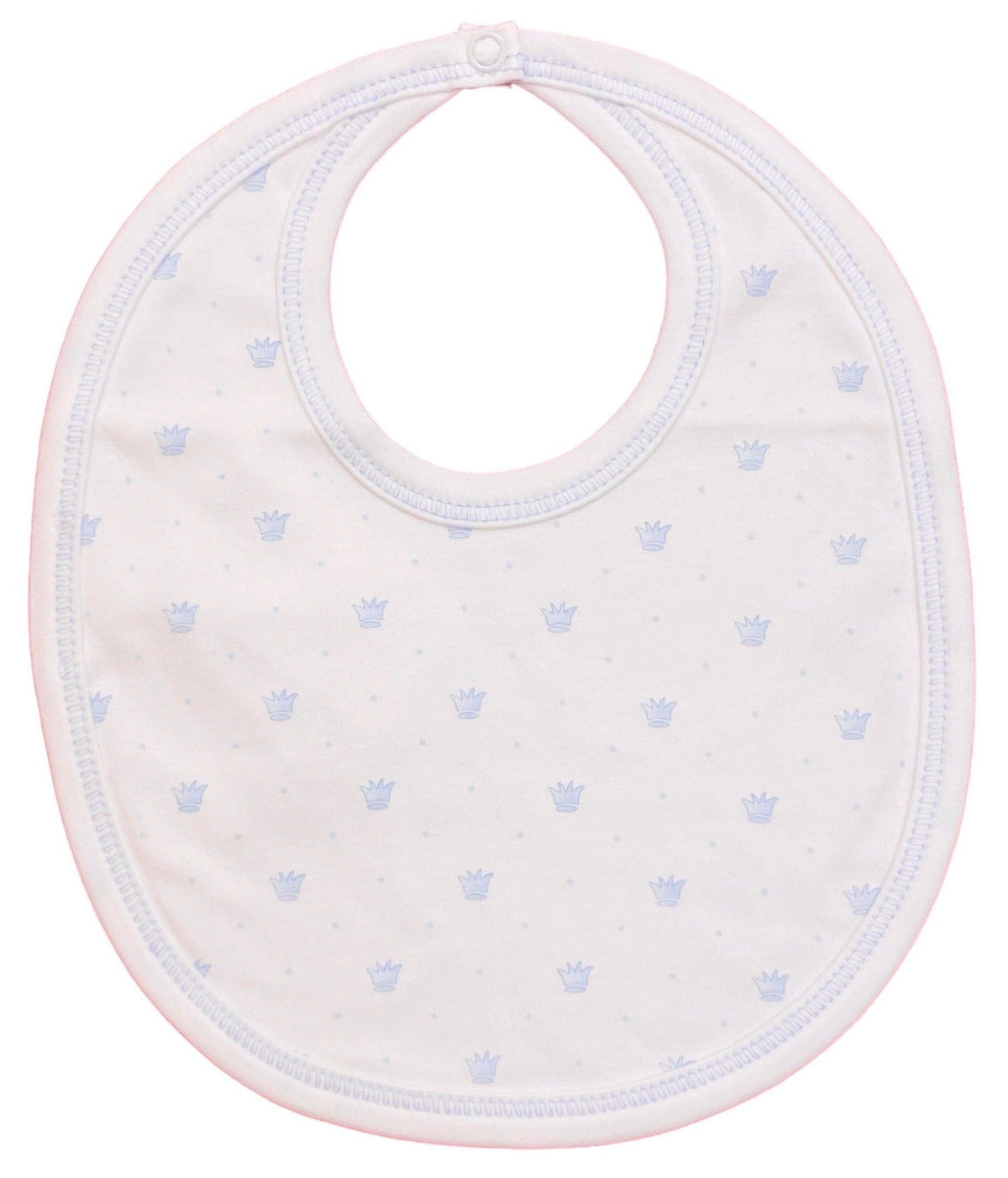Blue Crown Pima Bib