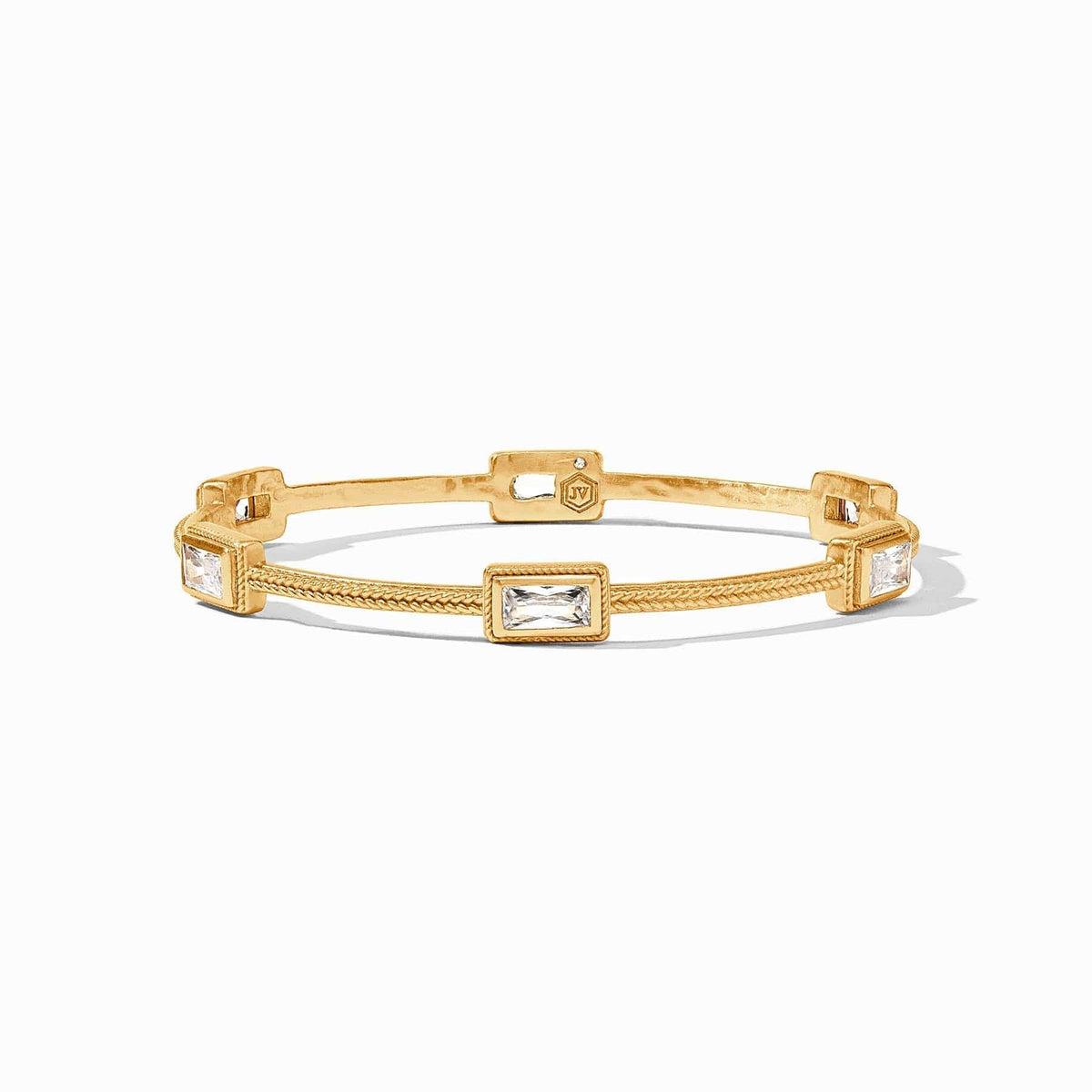 Julie Vos Julie Vos Baguette Bangle, Cubic Zirconia - Little Miss Muffin Children & Home
