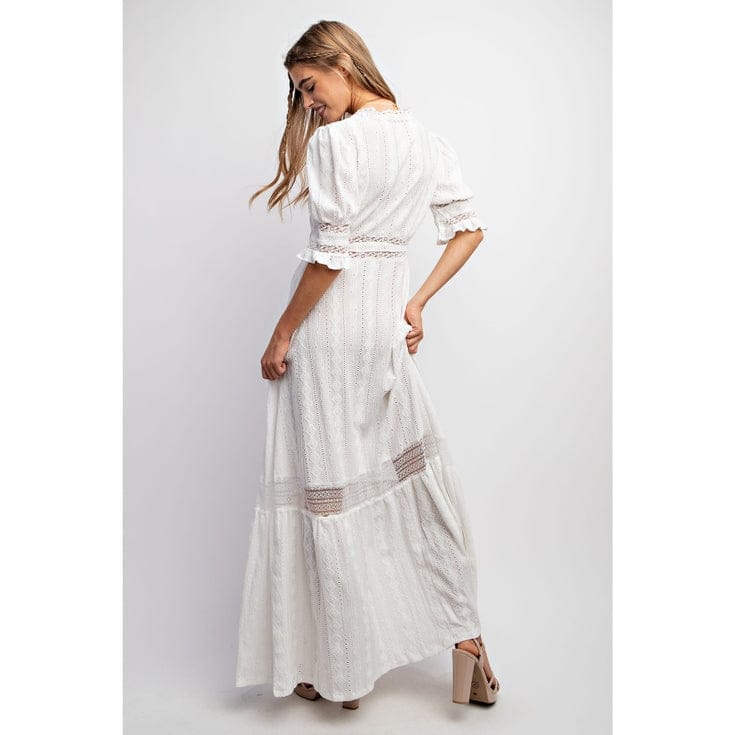 knee length dresses for ladies Brown Button Down Shirt Maxi Dress main image 1