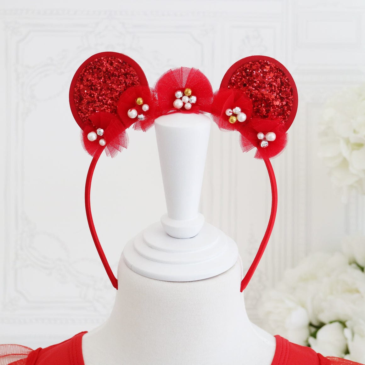 Pink Poppy Claris Ears Holiday Heist Headband - Little Miss Muffin Children & Home