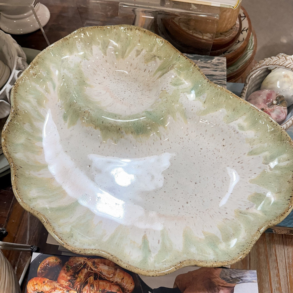 Matcha Latte Wavy Chip & Dip