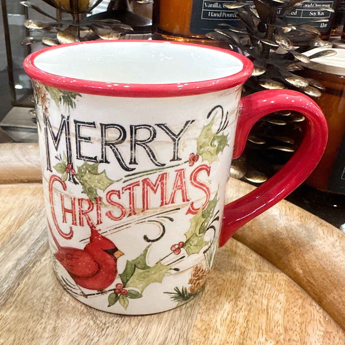 Certified International Evergreen Christmas Mug 16oz, 4 Available Styles - Little Miss Muffin Children & Home