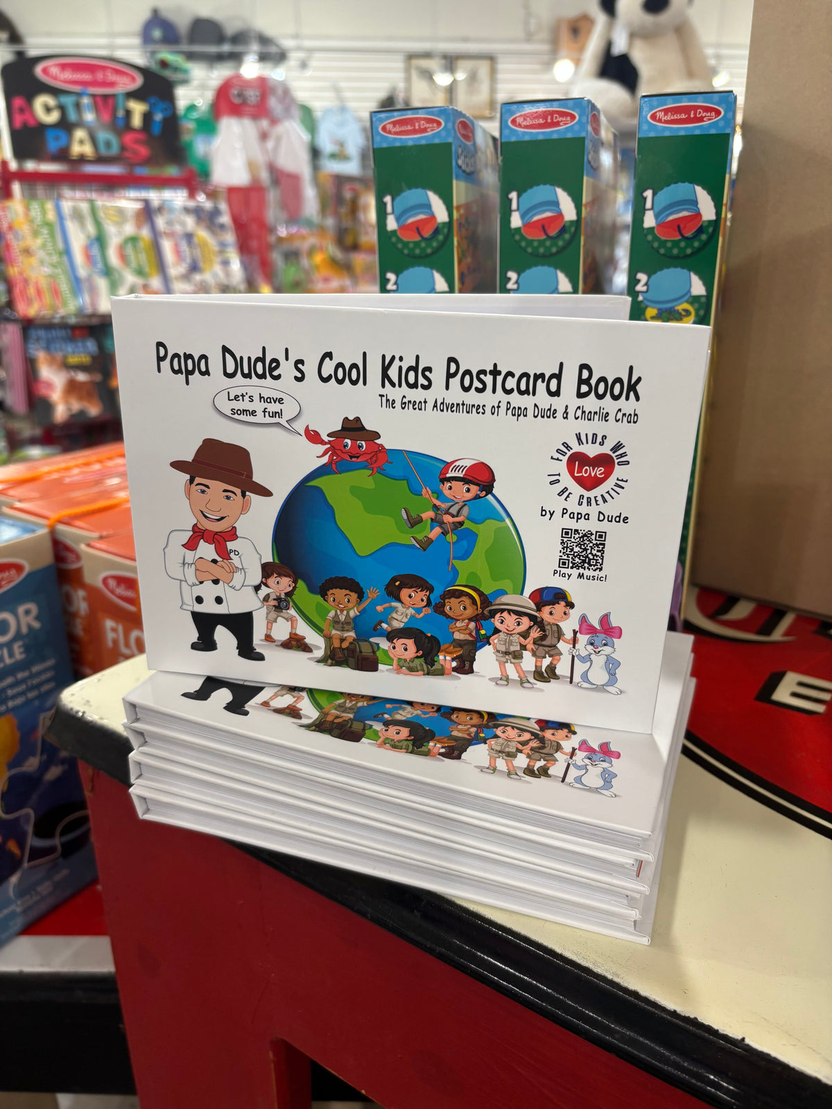 Papa Dude Postcard Book