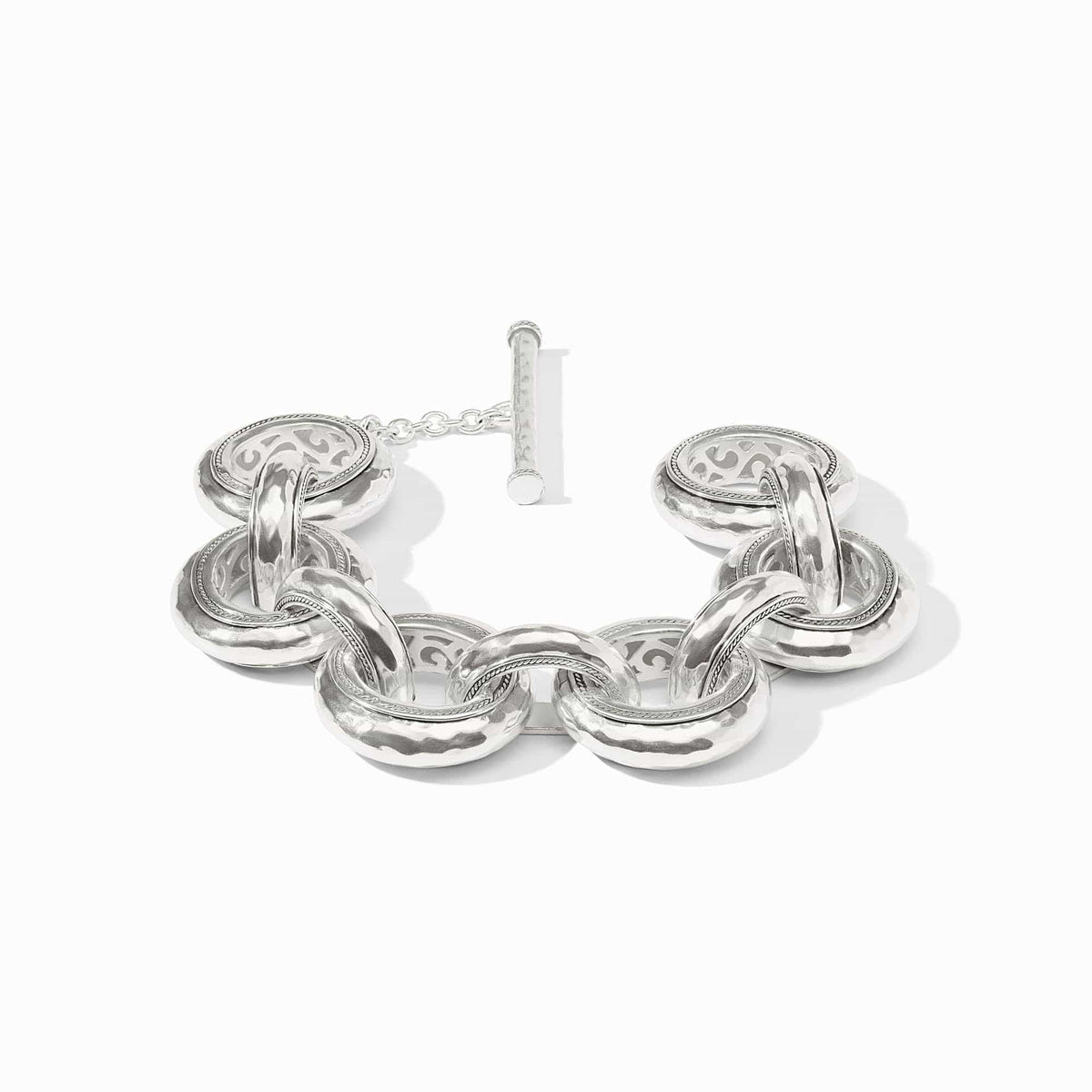 Cannes Siver Link Bracelet